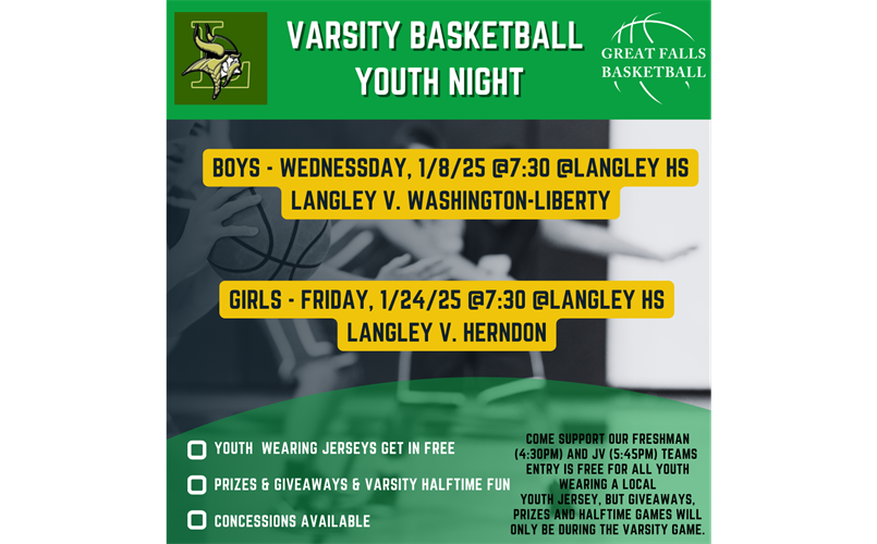 Langley Youth Nights - Mark Your Calendar