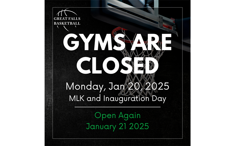 Gyms Closed Monday